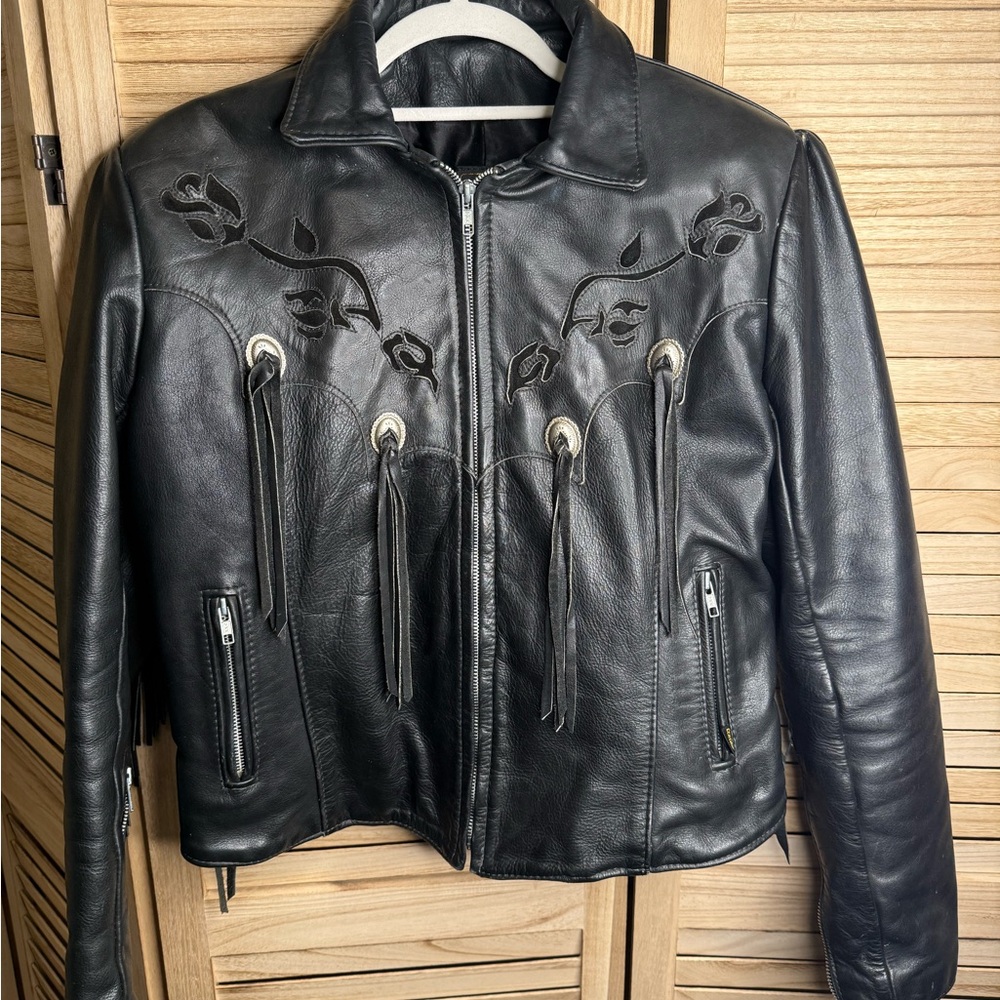 Gypsy Leather Black Jacket